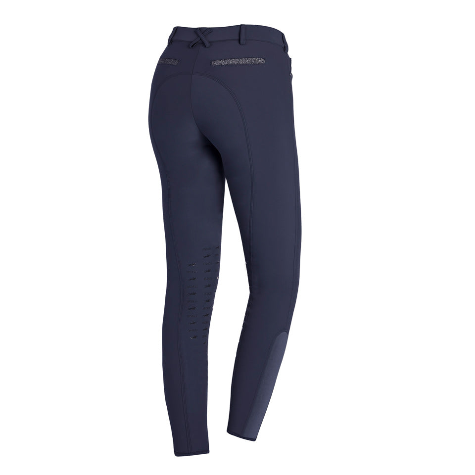 Pantalon Livia, genoux grip, Navy - Schockemöhle Sports