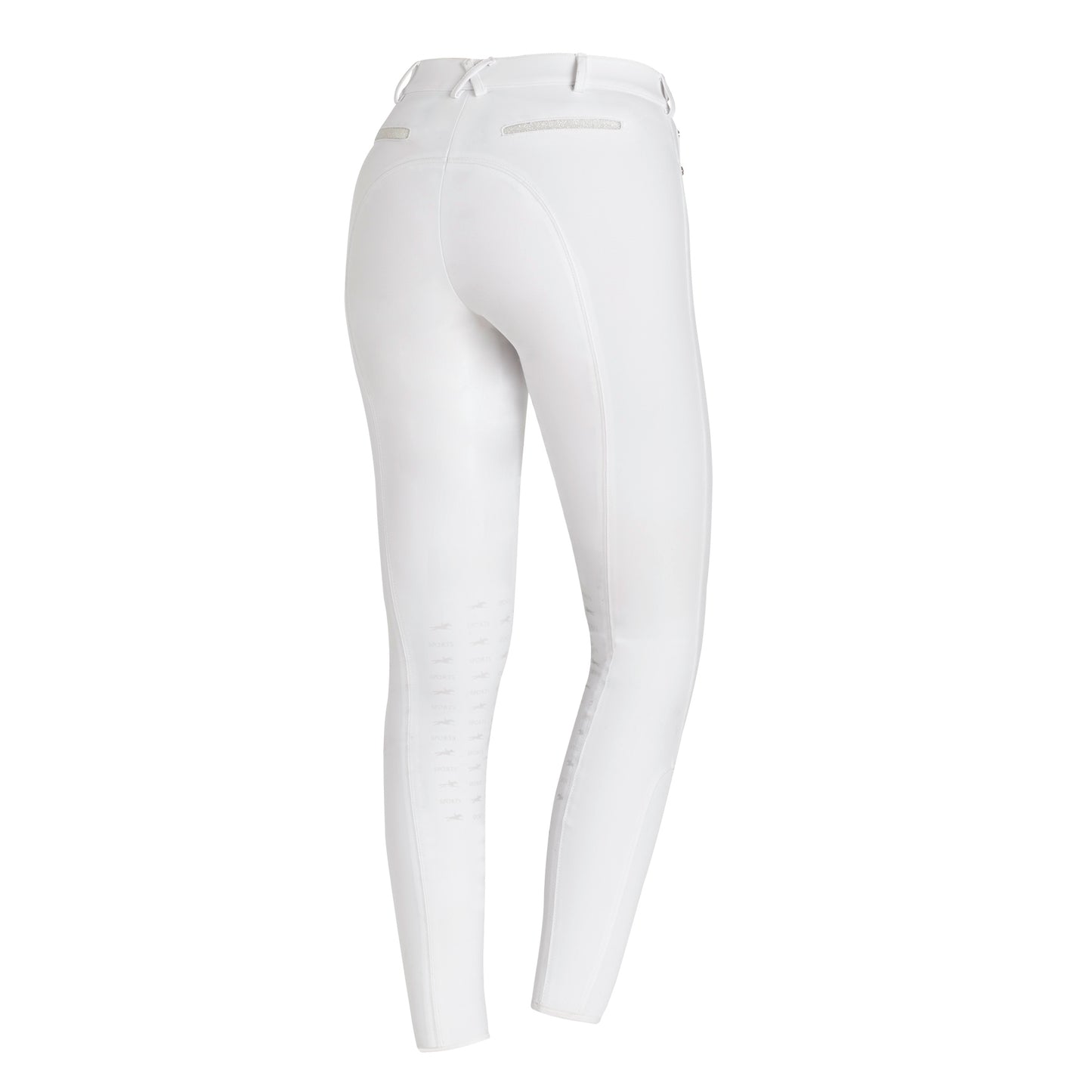 Pantalon Livia, blanc, genoux grip - Schockemöhle Sports
