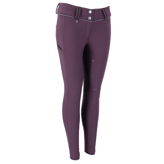 Pantalon Carla winter, full grip, Deep mauve - Schockemohle AW24