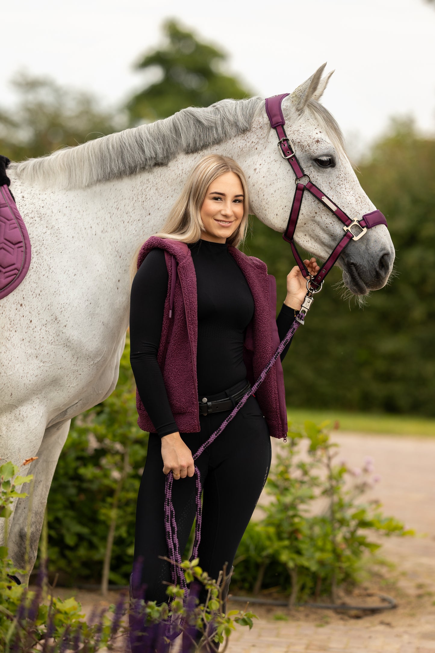 Gilet sans manches Cavalmeg, Dusty violet - Cavallo AW 24