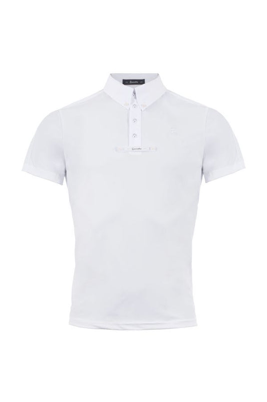 Polo concours Homme Cavalcomp, blanc - Cavallo Spring / Summer 25