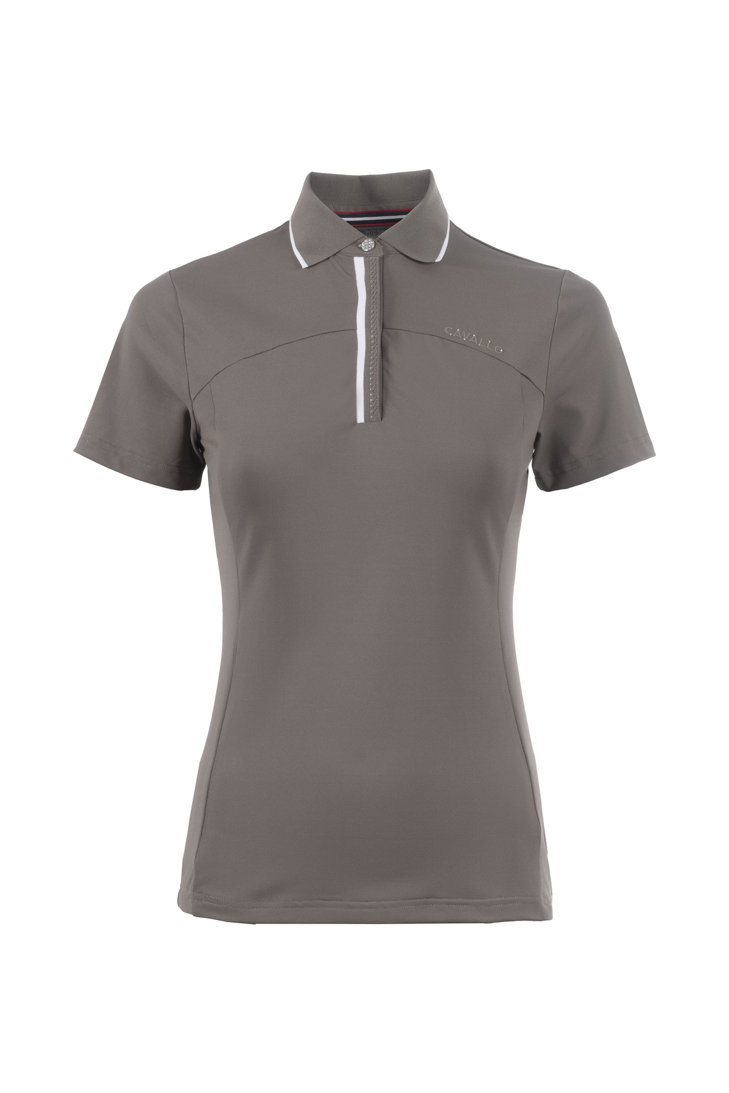 Caval Pique polo, Sepia olive - Cavallo SS24