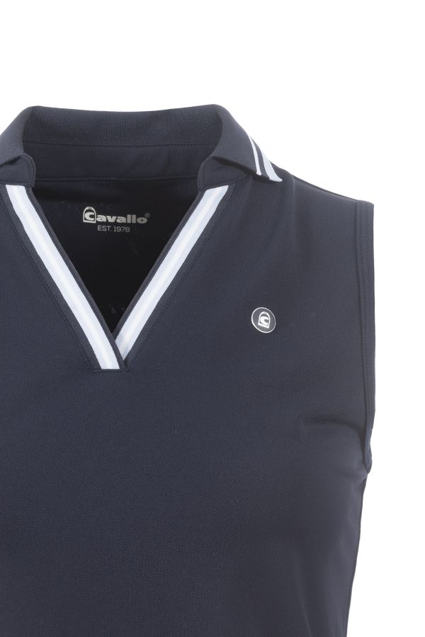 Polo sans manches Cavalnessa, darkblue  - Cavallo Spring / Summer 25