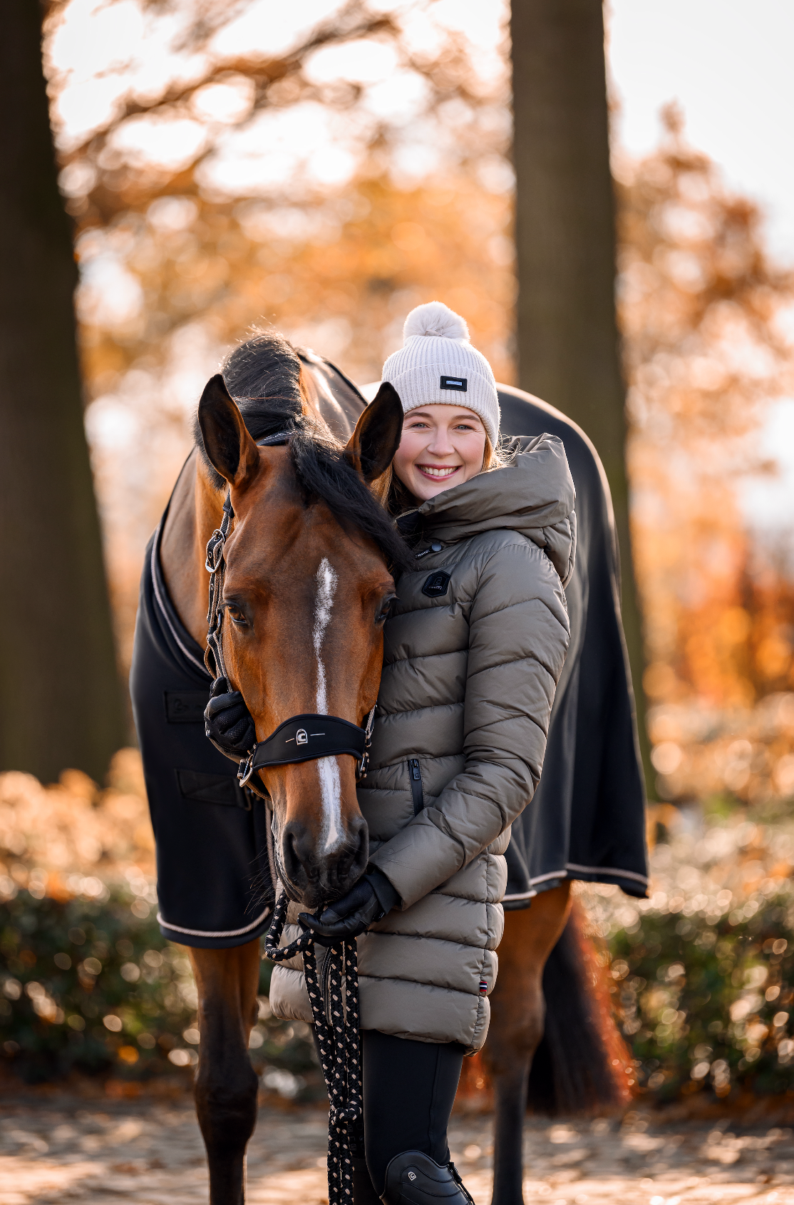 Doudoune Cavalmaya, walnut - Cavallo AW 24