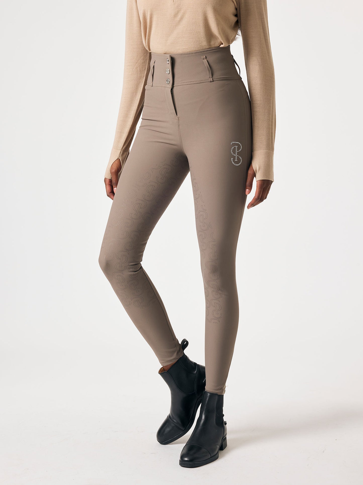 Pantalon Charlotte, full grip, Dark Truffle - Ps of Sweden Spring / Summer 25