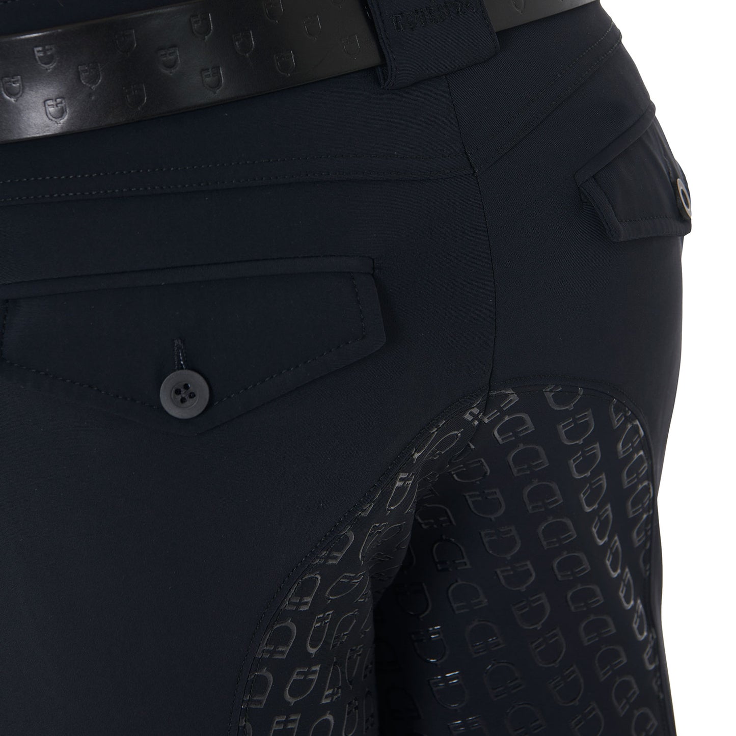 Pantalon Aria hommes full grip, Black - Equestro