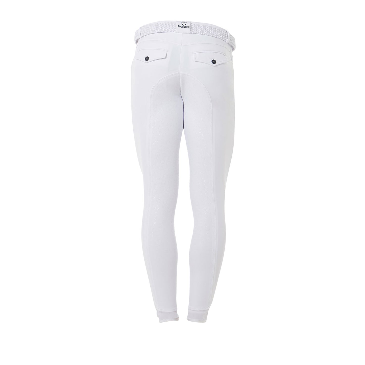 Pantalon Aria hommes full grip, Blanc - Equestro