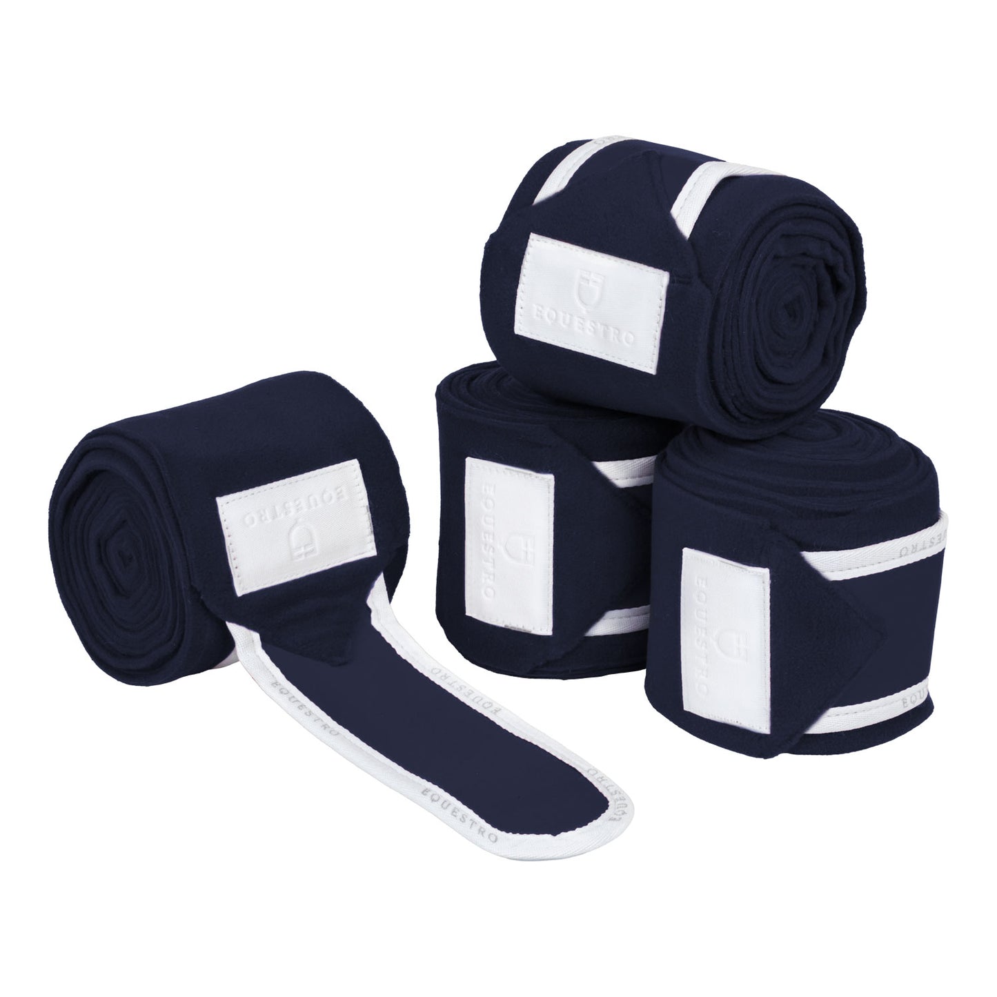 Bandes de polo, Navy / White - Equestro FW 24