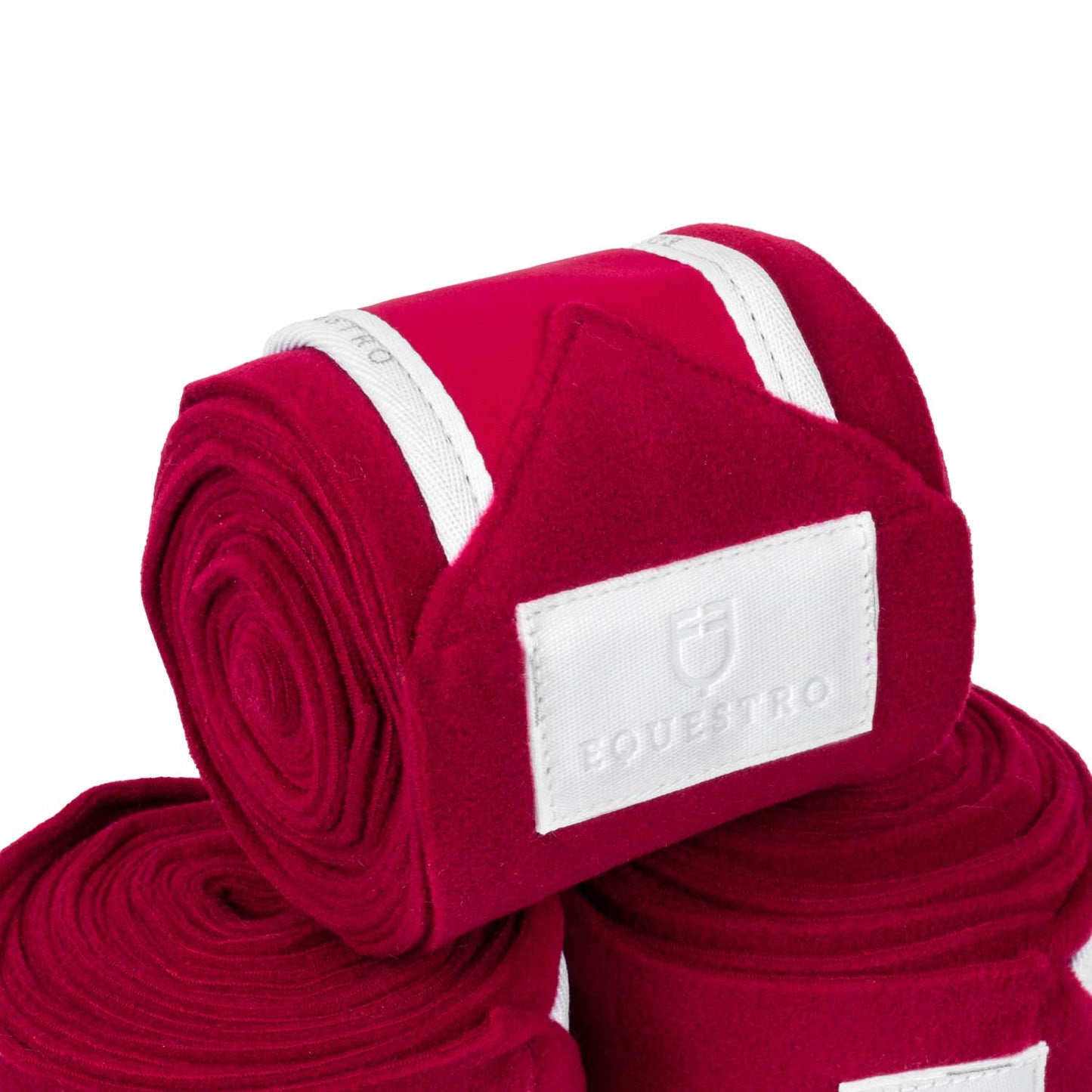 Bandes de polo, Wine / White - Equestro FW 24