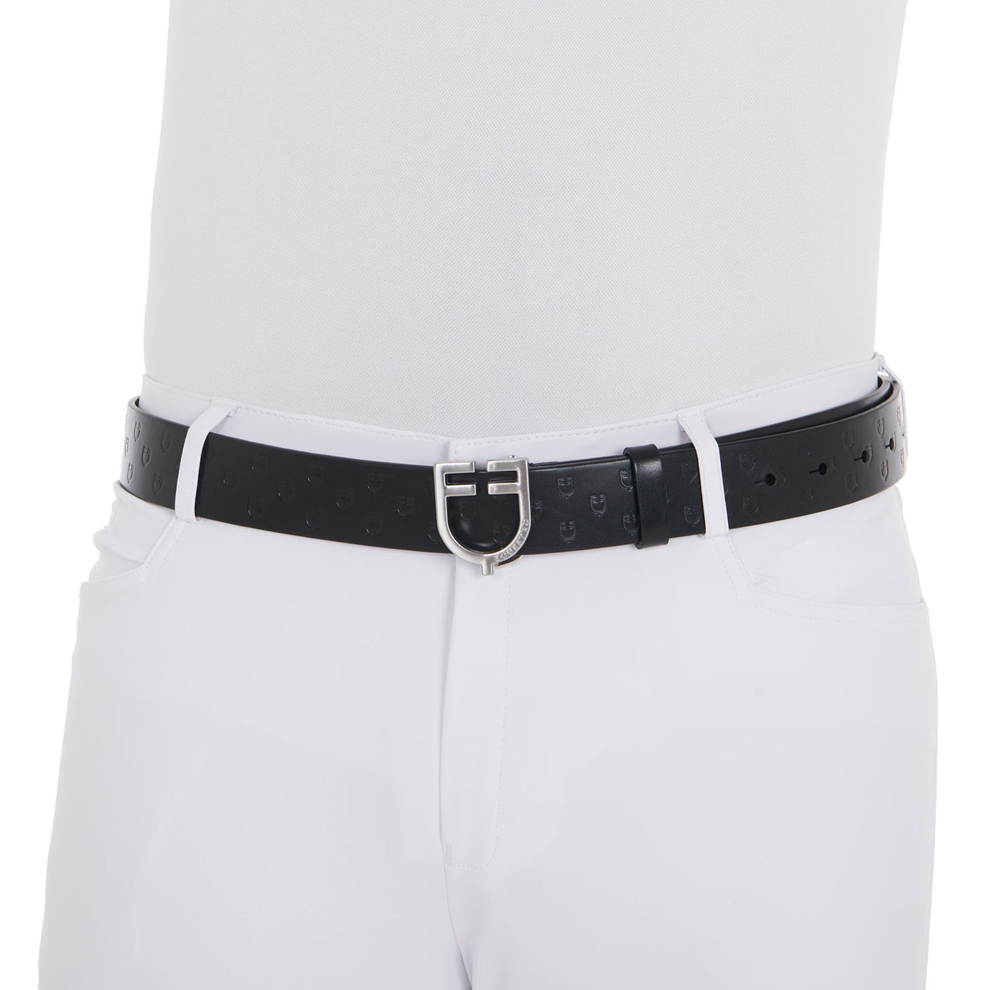 Ceinture en cuir avec logo - Equestro