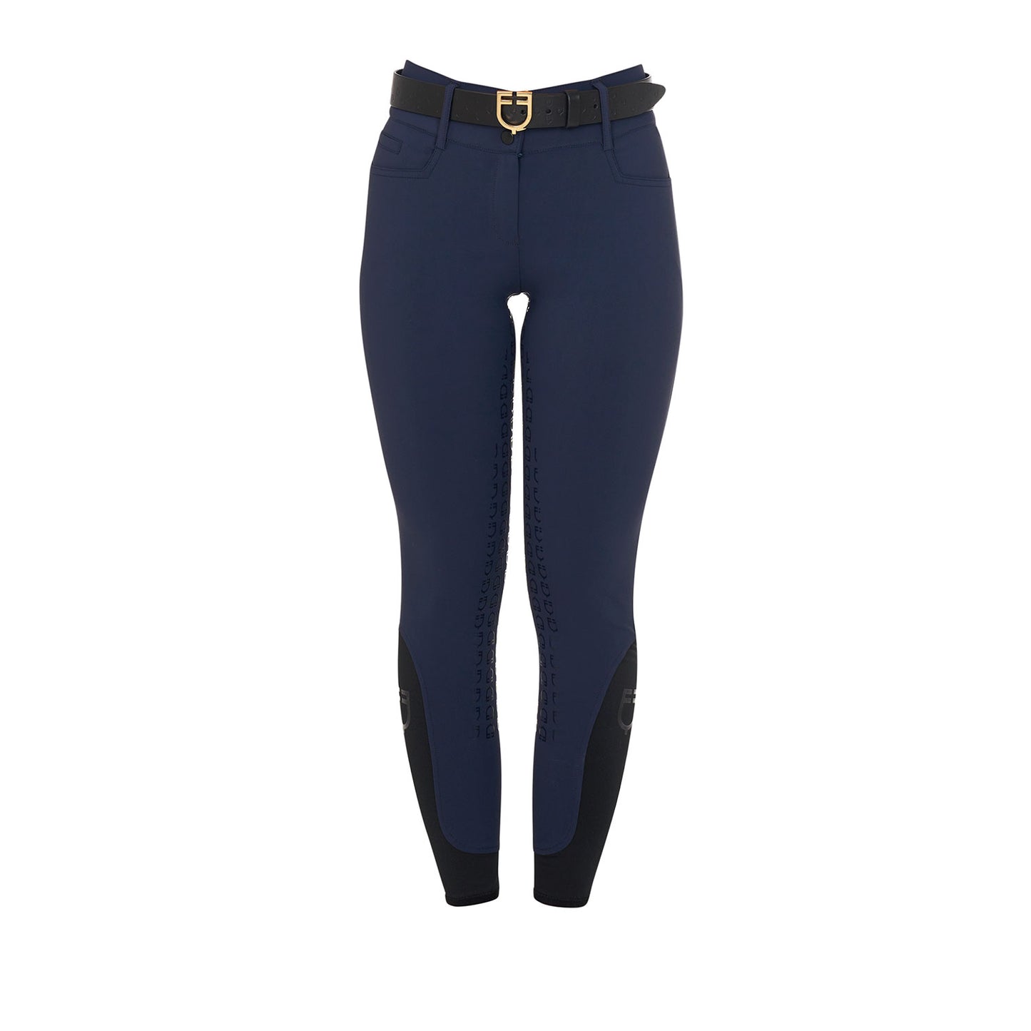 Pantalon taille haute full grip, Navy - Equestro