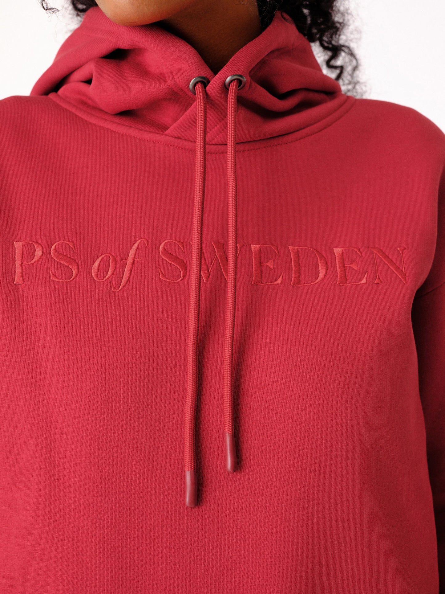 Hoodie Angela, Chilli Red - Ps of Sweden FW 23