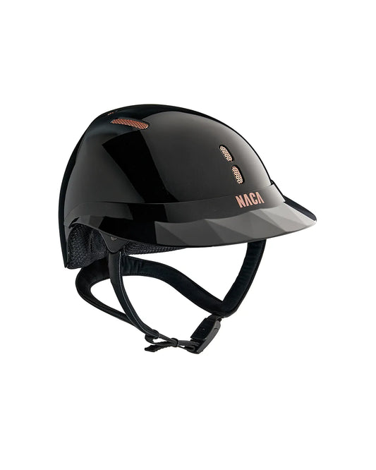 Casque Gravity S, Noir Onyx, Or Rose, brillant - NACA