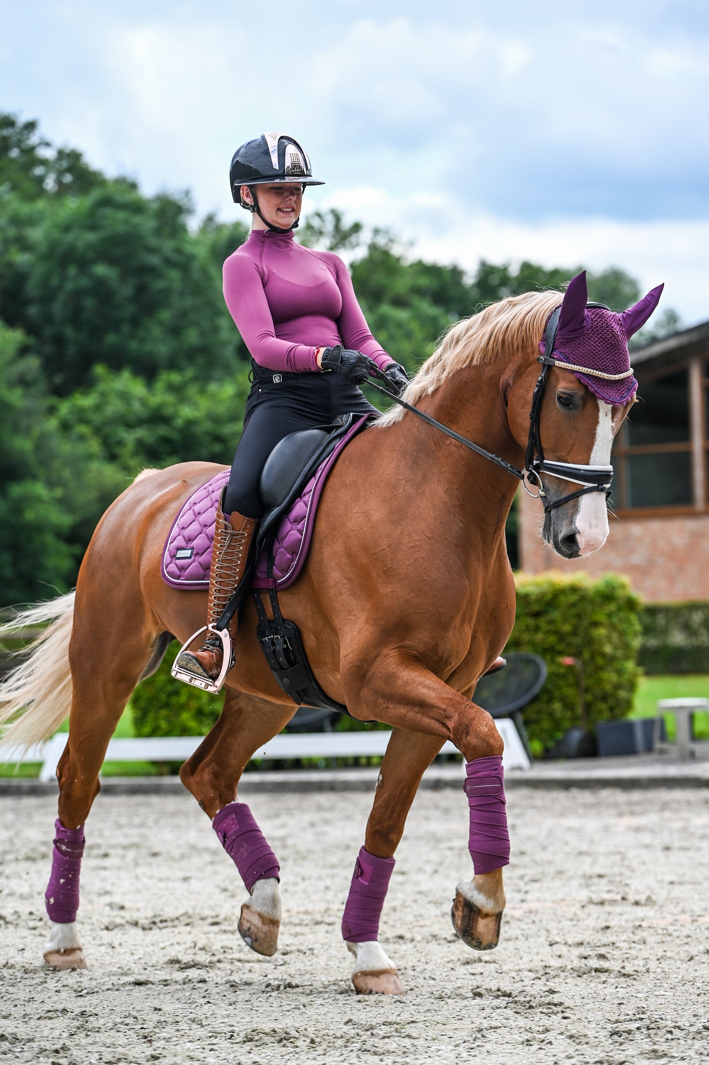 Bandes de polo Cavaljola, dusty violet - Cavallo AW 24