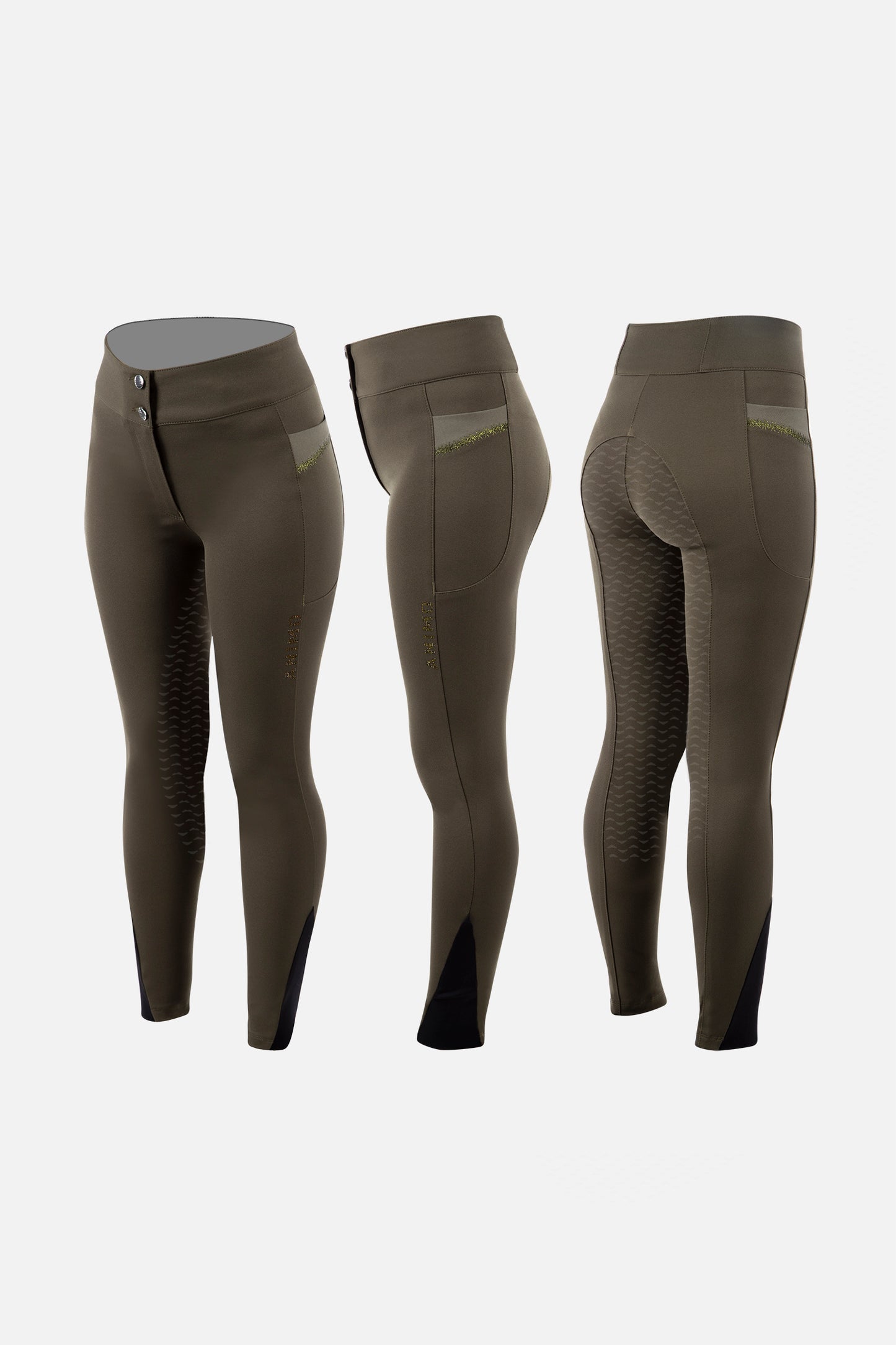 Pantalon Navelon, full grip,  Marrone Wood - Animo FW 24