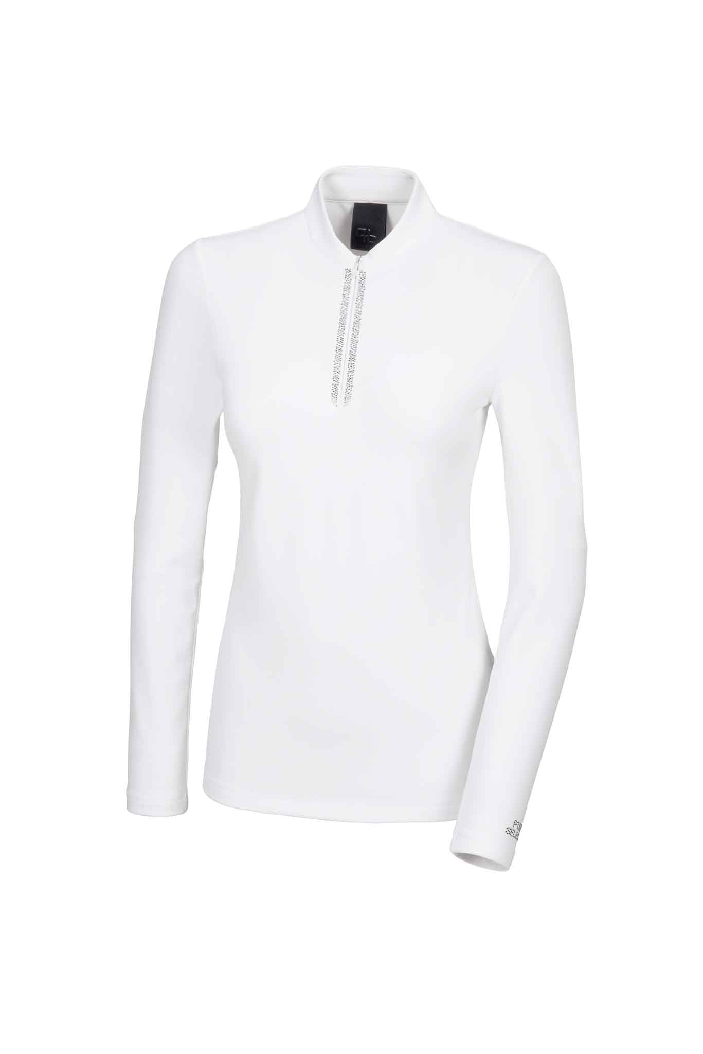 Haut zip Shirt selection, Blanc - Pikeur AH 2023