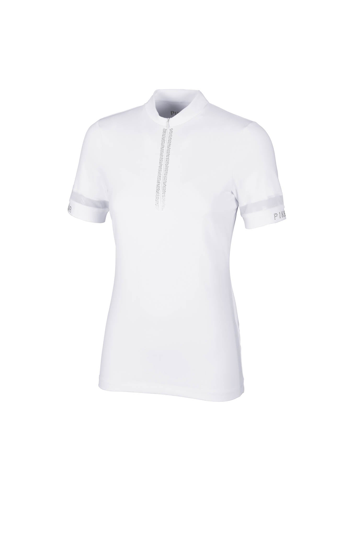 Haut Zip Shirt sélection, blanc - Pikeur FS 2024