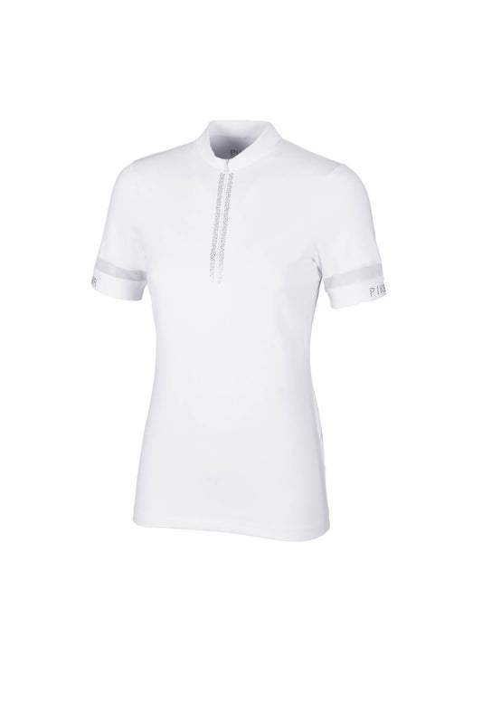 Haut Zip Shirt sélection, blanc - Pikeur FS 2024