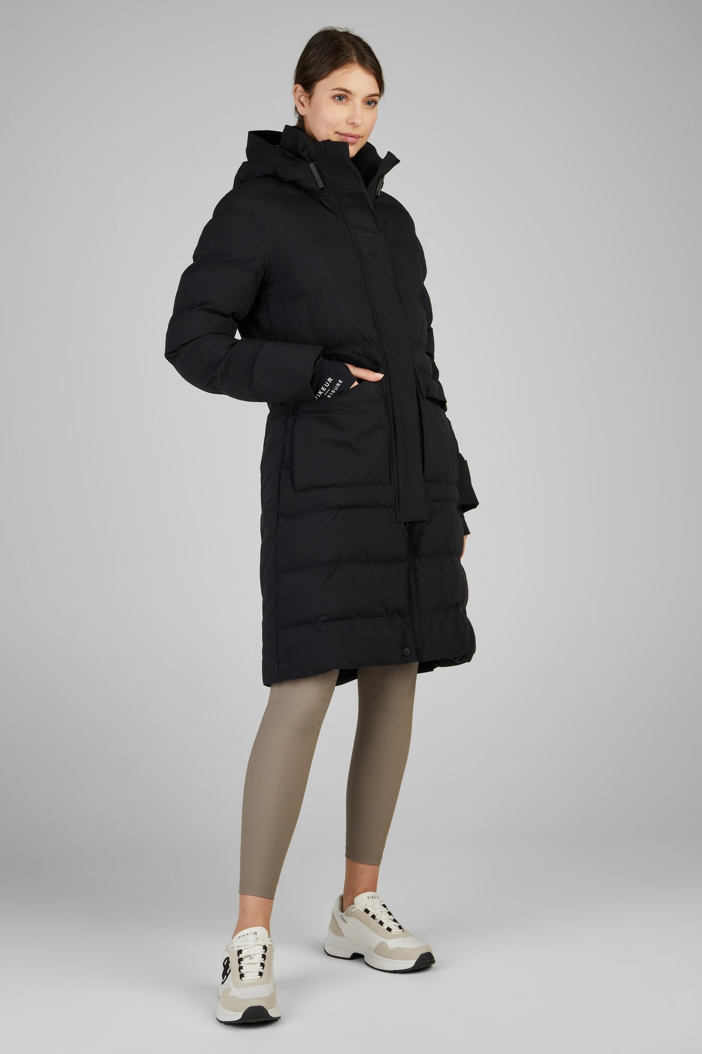 Manteau long Raincoat, black - Pikeur AW 24