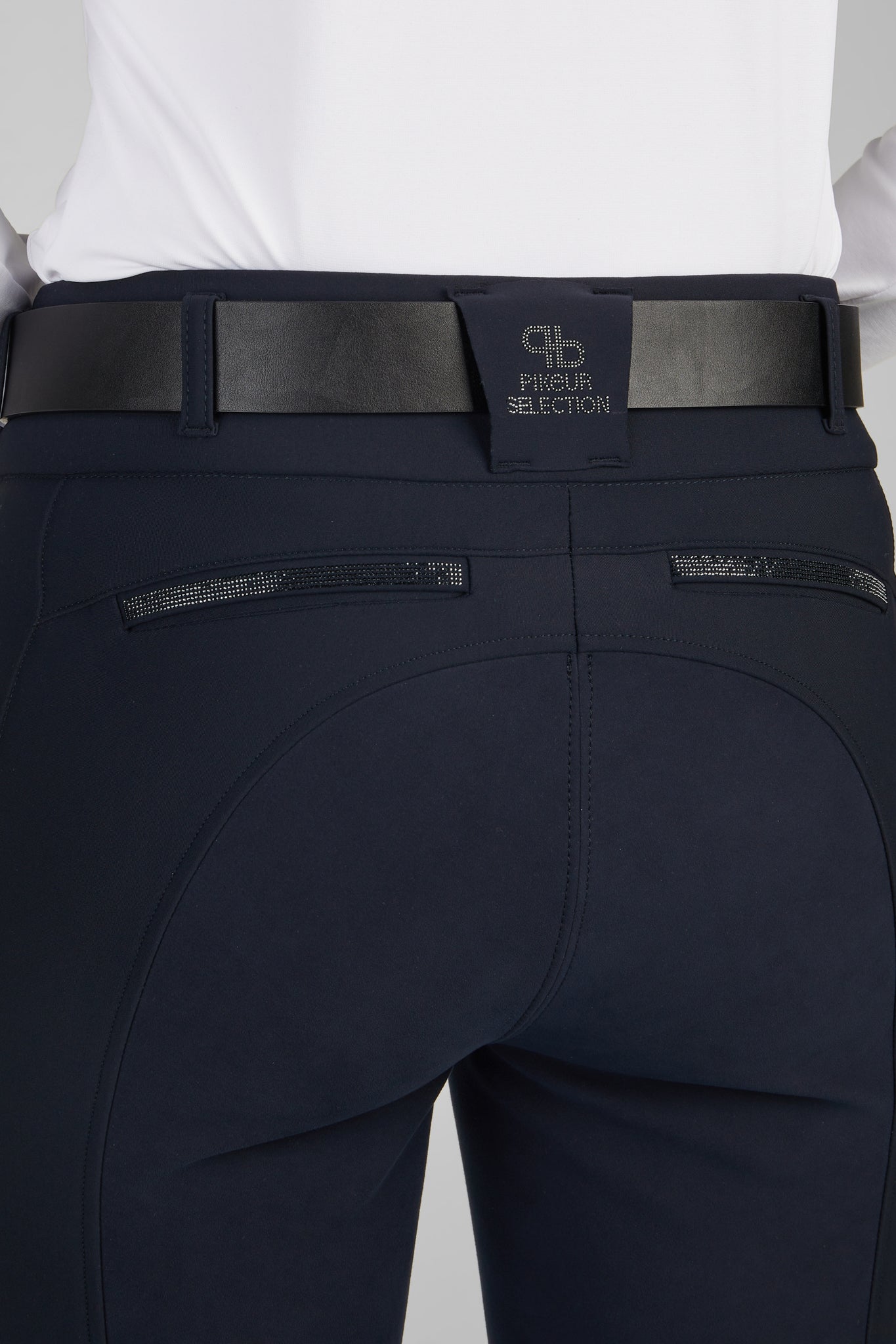 Pantalon Laure full flexi faux leather, nightblue - Pikeur AW 2024