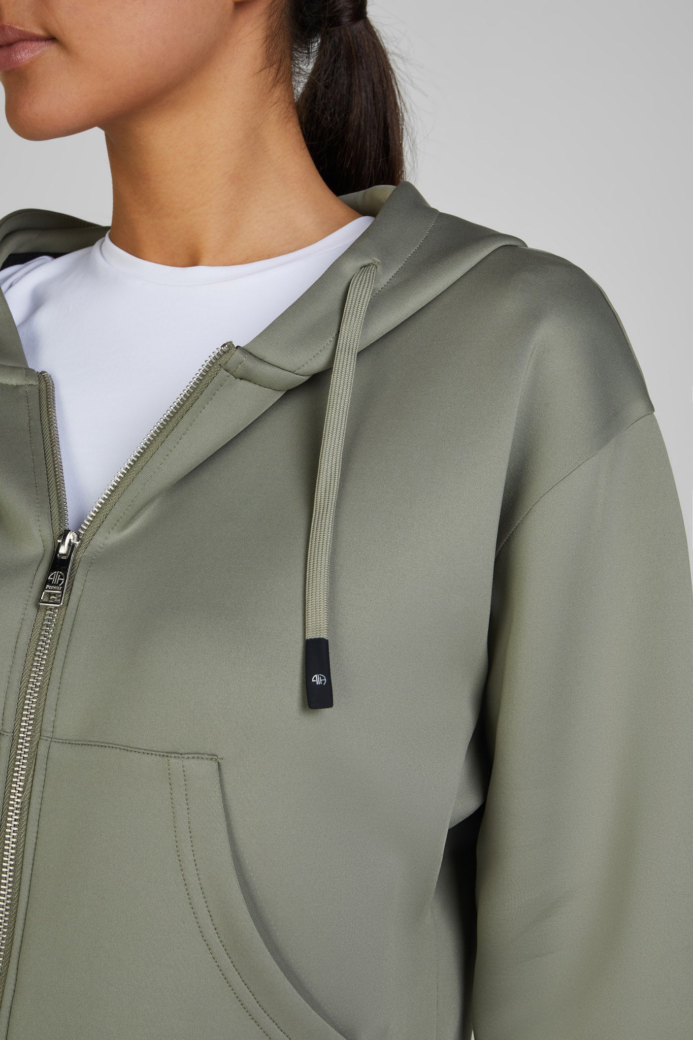 Hoody zip Athleisure, Light Moos - Pikeur Spring/Summer 25