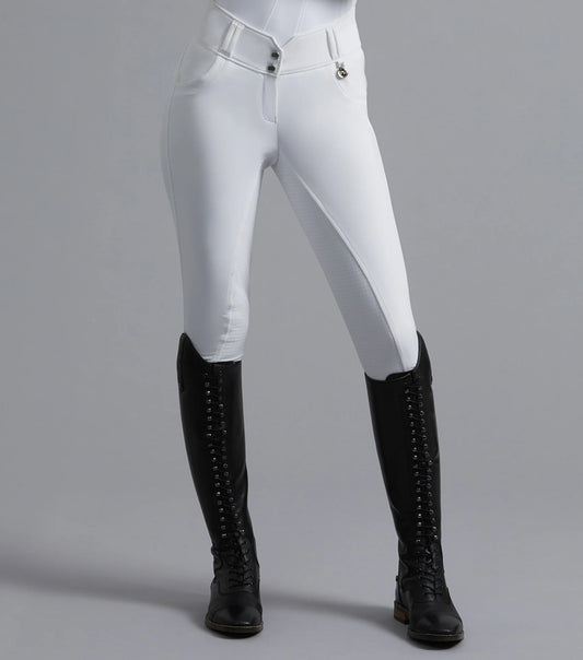 Pantalon Sophia, Full Grip, blanc - Premier equine