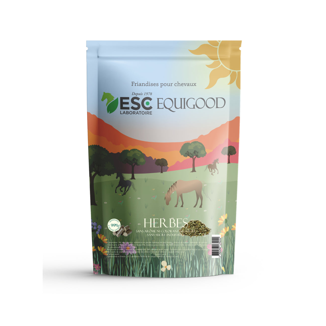 Equigood Herbes - Friandises pour chevaux - ESC Laboratoire