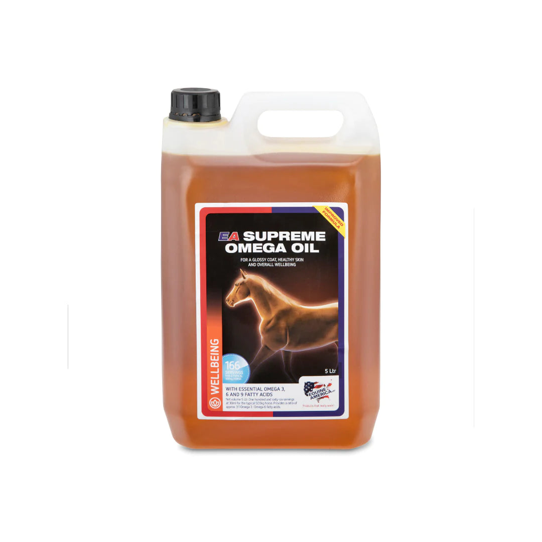 EA Supreme Omega Oil, 5L - Equine America