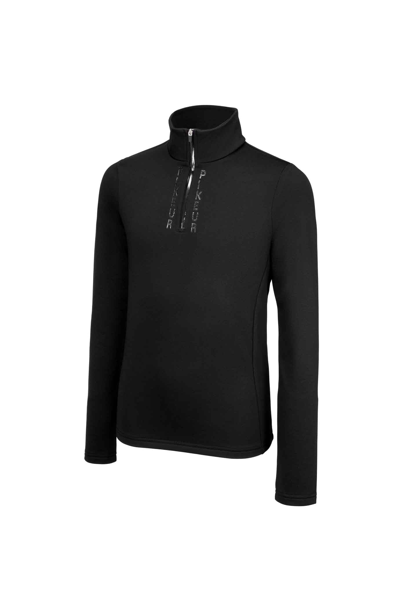 Haut manches longues zip Shirt sports, Black - Pikeur AH 2023