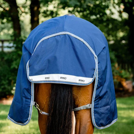 Couverture Rhino Wug Turnout 100gr, Navy / Titanium - Horseware