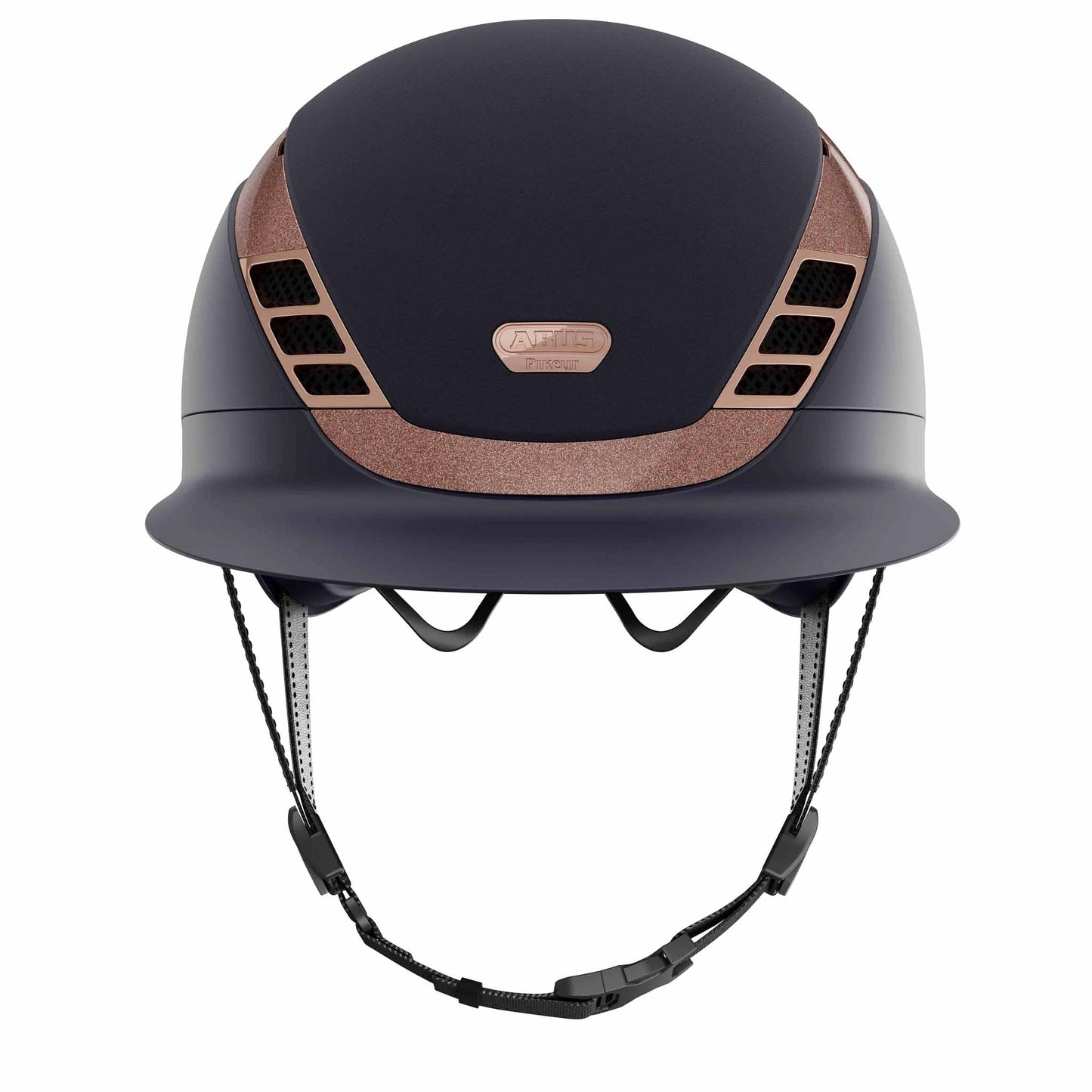 Casque d'équitation AirLuxe SUPREME, Midnight blue/Rose gold - ABUS Pikeur