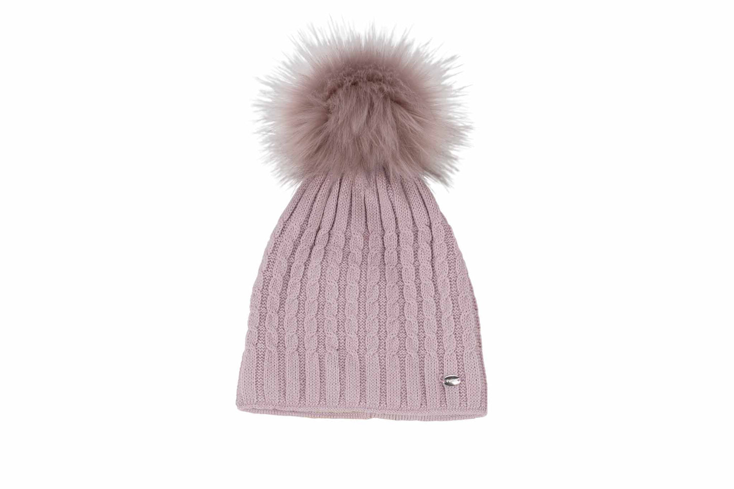 Bonnet avec pompom, Grey violet - Pikeur AH21