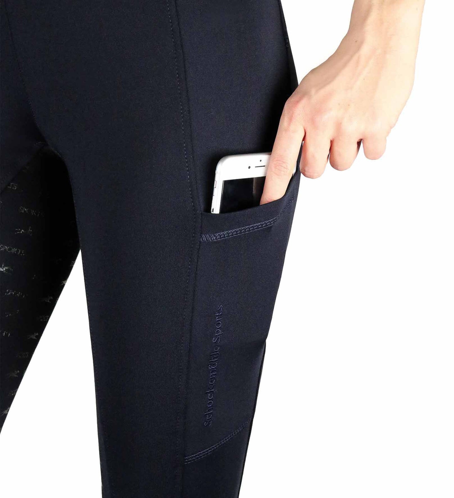 Legging d'équitation, Pocket riding, Bleu marine - Schockemöhle Sports