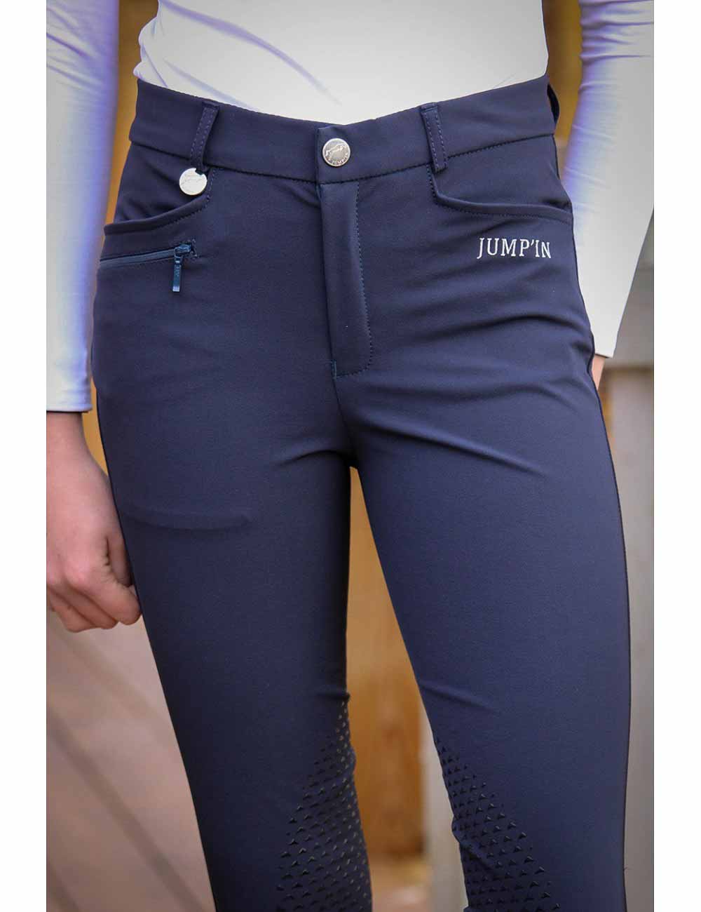 Sacha Unisex Junior Riding Breeches, Navy - Jump'In