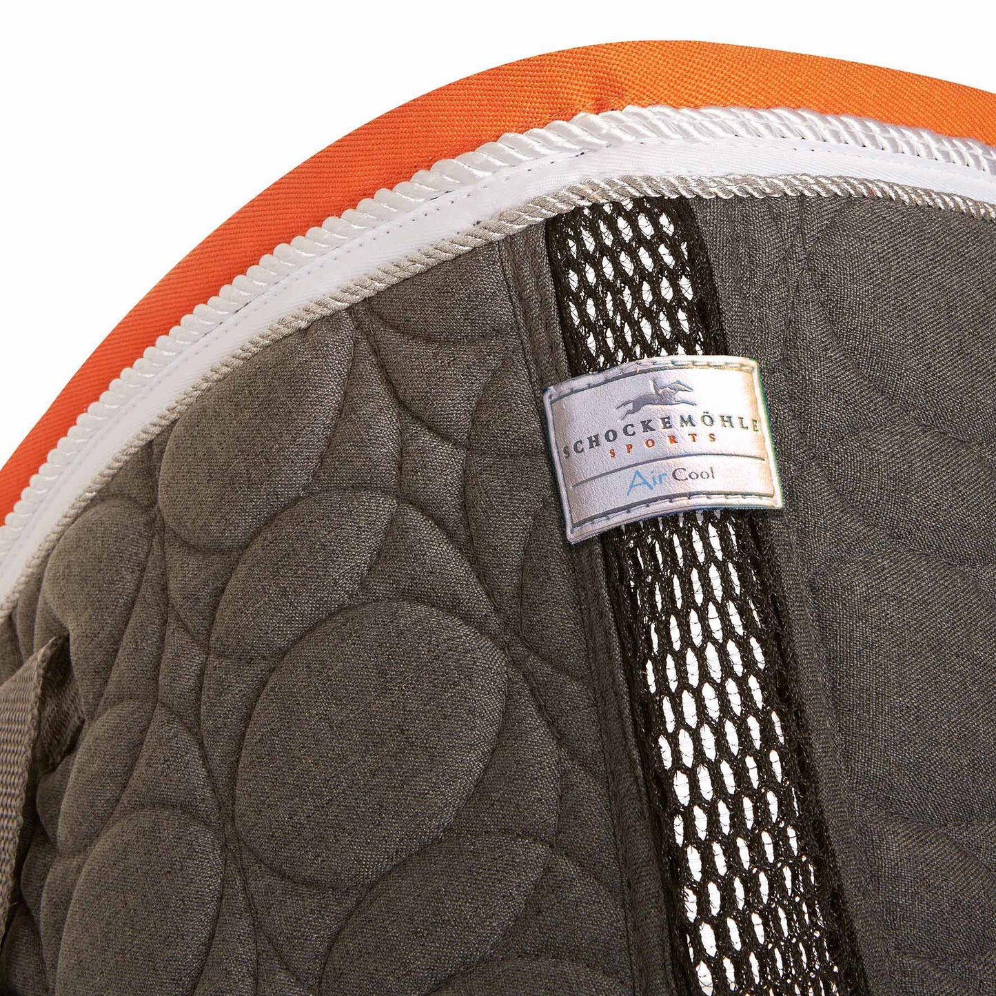 Air cool Pad II mat, Gray and orange - Schockemöhle Sports