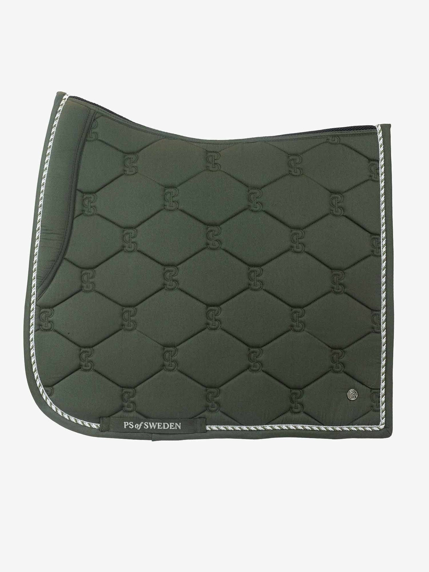 Cotton Signature Saddle Pad, Forest Green - Ps of Sweden Fall 202