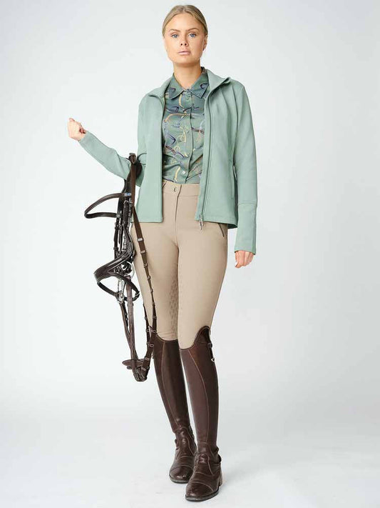 Veste Zippé Fleur, Khaki Green - PS of Sweden